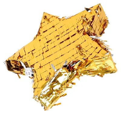 Produktbild von Aluminiumbeschichtete Stern-Piñata für Kindergeburtstage als Partyspiel