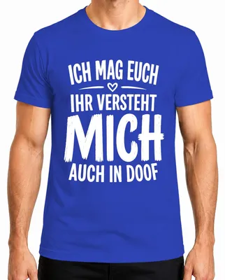 Imagen del producto de Me gusta esta camiseta, es de color azul, talla L, y tiene un diseño que dice "Entiendo vuestro sarcasmo, señores"