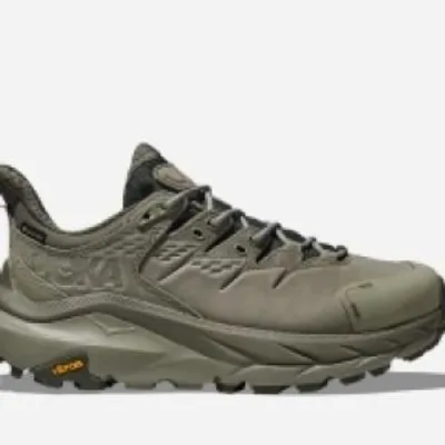 Imagen del producto de Bota de senderismo HOKA KAHA 2 LOW GTX para mujer, color gris/beige, talla 37 1/3