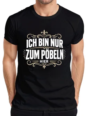 Zdjęcie produktu dla Koszulka męska, czarna, rozmiar XXL, z zabawnym, sarkastycznym nadrukiem