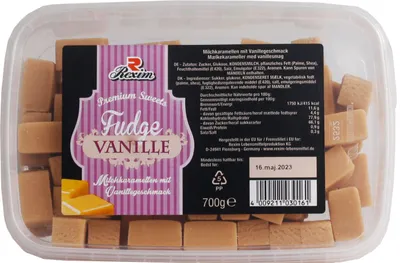 Produktbild von Rexim Vanille Fudge, Milchkaramellen mit Vanille, 700 g