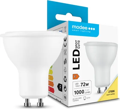Produktbild von 10w LED GU10 Leuchtmittel Leuchte LED Spot Einbauleuchte Einbau-Spot 110° 1000 Lumen Warmweiß