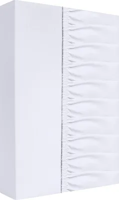 Obrázok produktu pre Posteľné prestieradlo, bavlnené prestieradlo, 100 % bavlna, s elastickým pásom 160x200 Biela