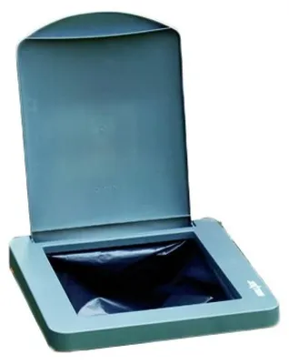 Produktbild von Müllex BOXX Ersatzrahmen 5344082 mit Deckel für Standabfallsammler