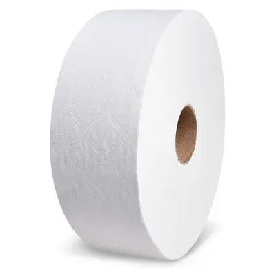 Produktbild von 6x Toilettenpapier Tissue JUMBO 2-lagig Ø 23 cm weiß