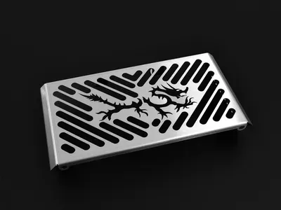 Immagine prodotto di Copriradiatore ZIEGER compatibile con Suzuki GSF 600 Bandit Dragon argento