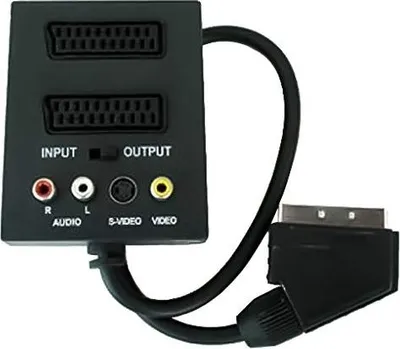Image de PremiumCord Adaptateur Scart/m-2Xcart + 3xCinch avec commutateur in/out