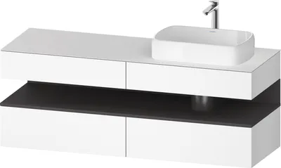 Produktbild von DURAVIT QA4778049180000 QTG KWTU WH Ek. 1600x550x600 Wß Mt. H