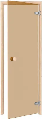 Produktbild von Saunatür Classic - Erle / Glas Bronze / 70 x 190