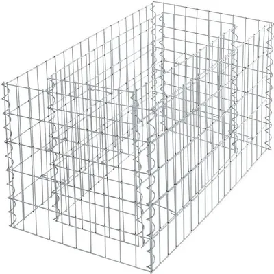 Produktbild von Gabionenhochbeet Hochbeet Gabione 90x50x50 cm Pflanzkorb Drahtgitter Steinkorb