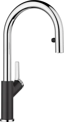 Immagine prodotto di BLANCO CARENA-S Vario SILGRANIT look bicolore argento granito nero/cromo