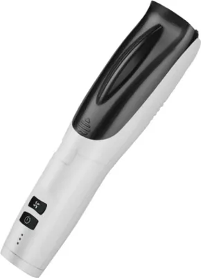 Produktbild von INF Elektrischer Haarschneider: Keramikklinge, Leise, Wasserdicht, USB Aufladbar Weiß