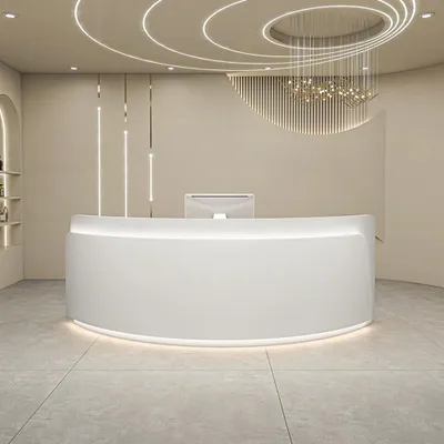 Produktbild von Empfangstheke Bartheke Kassen theke Servicetheke Theke Bar Weiß 240*60*100cm【B DYH 240】