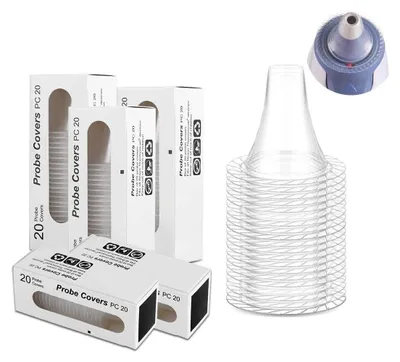 Produktbild von 300 er Set Fieberthermometer Schutzkappen for für braun Ersatzschutzkappen, Ohrthermometer Ersetzen Abdeckungen für alle Braun Ärmel