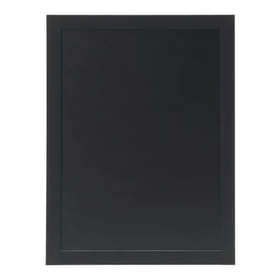 Image de Securit WBW-BL-30-40 Securit Tableau noir WOODY, avec cadre en bois, noir