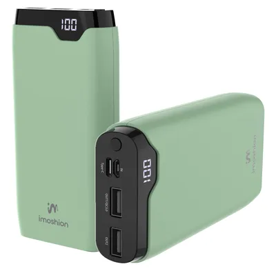 Produktbild von imoshion Powerbank - 20.000 mAh - Schnelles Aufladen und Power Delivery - Grün