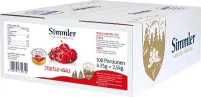 Produktbild von Simmler Dreifrucht-Konfitüre Extra 100x25g