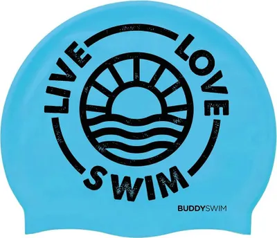 Produktbild von Buddyswim Lls2 Badekappe Blau  Blau One Size