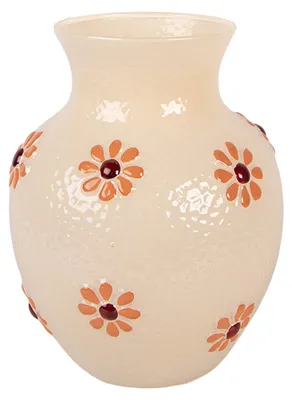 Produktbild von Clayre & Eef Vase Ø 13x16 cm Gelb Glas