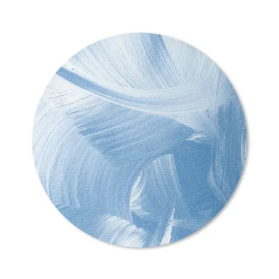 Produktbild von MuchoWow® Mauspad Mousepad Acrylfarbe - Blau - Design 20x20 cm - Mousepads - Maus Mat - Pad - Mausunterlage - Schreibtischmatte
