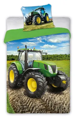 Obrázok produktu pre Bavlnená posteľná bielizeň 160x200 Traktor-Traktor