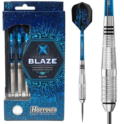 Imagen del producto de Harrows Steeldart Blaze Inox Acero 22g: Precisión y control