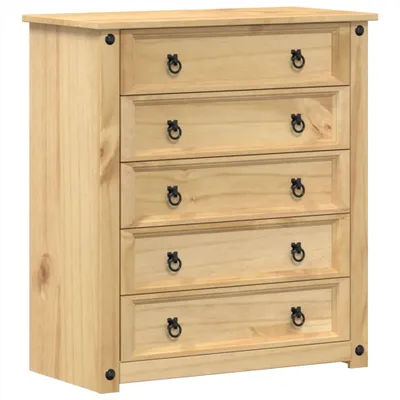 Image de vidaXL Commode Corona 80x40x89 cm pin massif