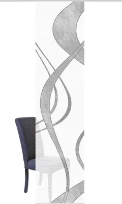 Produktbild von Home Wohnideen Schiebevorhang Digitaldruck Bambus-Optik "Tibano Links"  260 x 60 cm Grau