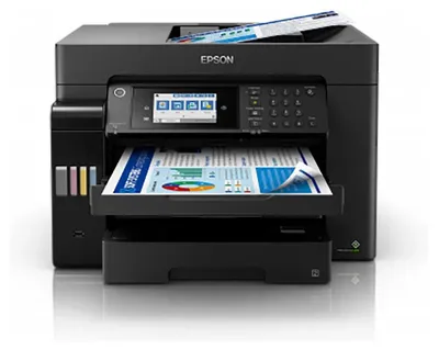 Produktbild von Epson EcoTank L15150, Tintenstrahl, Farbdruck, 4800 x 2400 DPI, A3+, Direktdruck, Schwarz