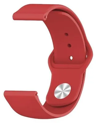 Produktbild von By Qubix passend für Garmin Forerunner 970 / 570 (47 mm) / 255 - Gummisportband - Rot