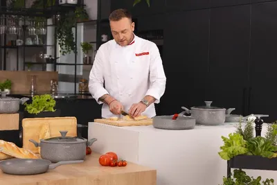 Obrázek produktu pro Hliníková pánev 28 cm, vhodná na indukci, s nepřilnavým povrchem, Pierre Florina