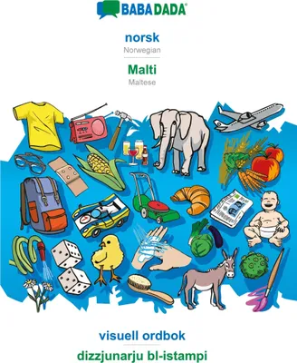 Productafbeelding van BABADADA, norsk - Malti, visuell ordbok - dizzjunarju bl-istampi