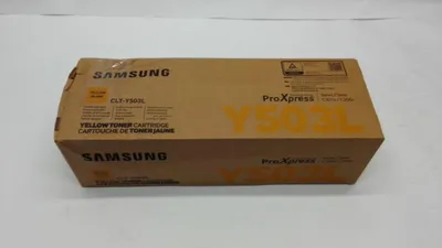 Produktbild von Samsung CLT-Y503L Gelb Original Tonerkartusche mit hoher Reichweite, Gelb, 1 Stück(e)