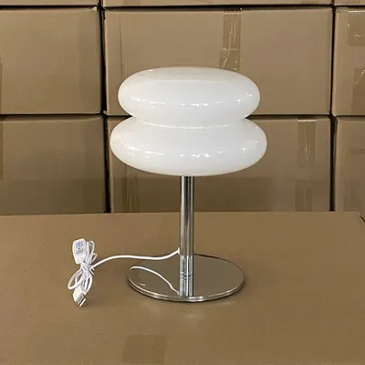 Produktbild von Pilz Bedside Lampe,Mushroom Lamp-Pilzlampen,Led Nachttischlampe,Dimmbare Retro Nachtlicht,Tischleuchte für Wohnzimmer,Schlafzimmer,Nachttisch,Weiß
