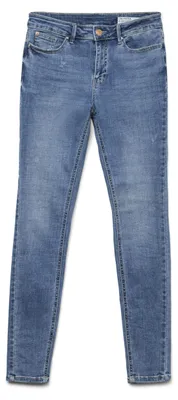 Produktbild von Vero Moda 10300173_2115_63_1001, Jeans, Weiblich, Blau, XL, Max. shrinkage 5%; Wash inside out; Wash with similar colours, Line drying, Nicht bleichen