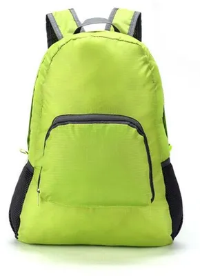 Immagine prodotto di Zaino da viaggio - Zaino pieghevole, ultraleggero e impermeabile - Zaino resistente - Ideale per il campeggio, i viaggi e le escursioni - Unisex - Verde