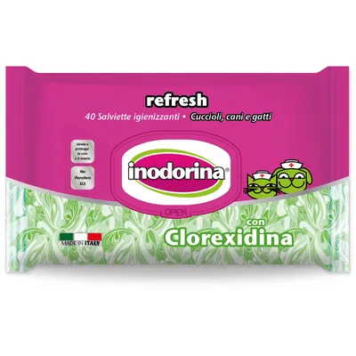Immagine prodotto di Salviette detergenti alla clorexidina 40 pz