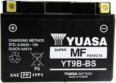 Immagine prodotto di Batteria Yuasa YT9B 12V/8AH sigillata attivata