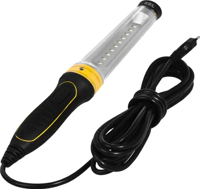 Produktbild von LED Werkstattlampe, 0.5Wx10 led, IP20, 2X0.75MM2/5m, H05VV-F, 250lm; mit Schalter und Haken