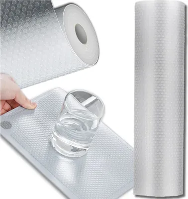 Produktbild von EDIBAZZAR | Rutschfeste Schutzmatte für Schrankschubladen, 200 x 50 cm, fleckenabweisend