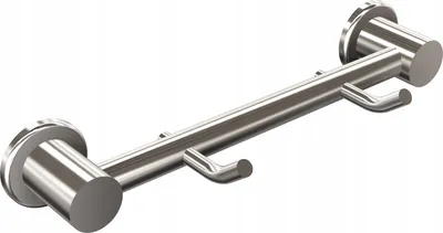 Produktbild von Andex Wandhandtuchhalter 2-Haken Chrom