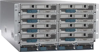 Produktbild von Cisco UCS 5108 Blade-Server-Gehäuse - Rackmount - 6U - 2 x Slot(s)
