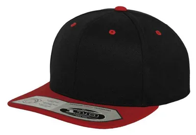 Image de Yupoong - Casquette Snapback FK1905 (taille unique) (noir/rouge)