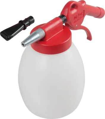 Produktbild von ELMAG Sodastrahlpistole JWL, 1,2 Liter Behälter, SET mit 1 Präzisions- u. 3 Flachdüsen, 1 kg Soda