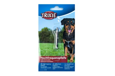 Produktbild von TRIXIE Hochfrequenz-Pfeife, Silber, Metall, Training, 50 mm, 1 Stück(e)