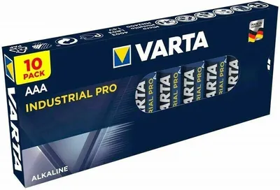 Produktbild von 10 x Batterien Micro Pro AAA LR3 LR03 MN2400 VARTA 4003 Industrial Pro