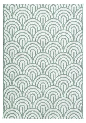 Image de Volero - Tapis d'extérieur - Summer Arch Vert | Imperméabiliser - 80x150cm