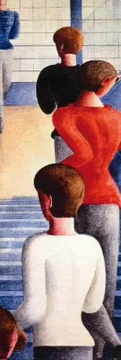 Produktbild von Oskar Schlemmer Kunstdruck Bild - Bauhaustreppe, 1932 (158 x 53 cm)