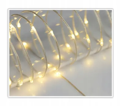 Productafbeelding van Kerstverlichting, warm wit licht, 100 LED's, 5 meter