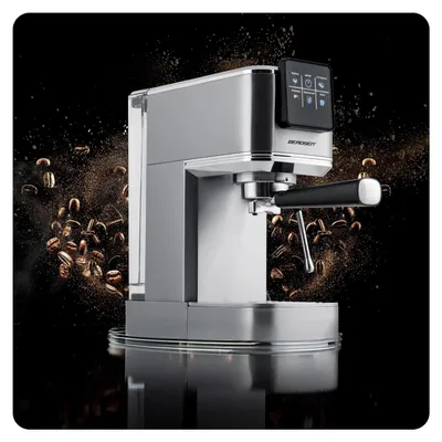 Produktbild von Berdsen BD-770 20-Bar-Espressomaschine, silber